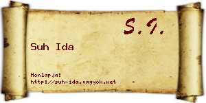 Suh Ida névjegykártya